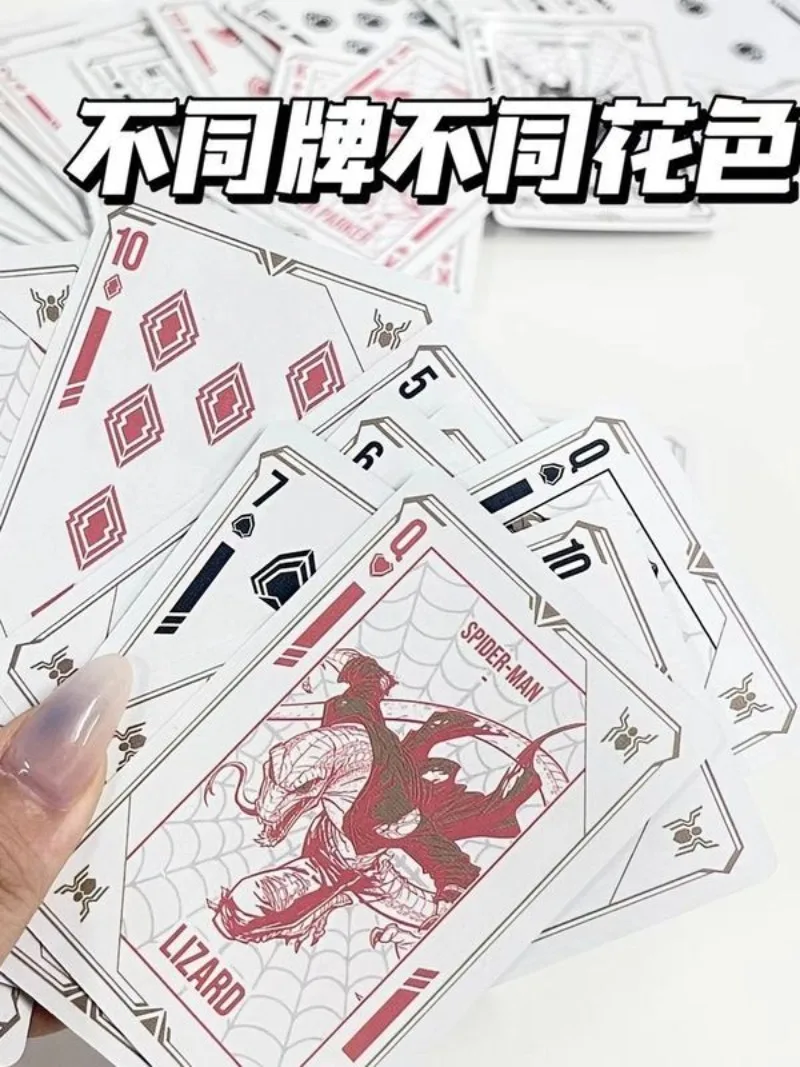 마블 스파이더맨 다리미, 캡틴 아메리카, 블랙 팬서, 다크 토르, 높은 외모, 멋진 남녀공용 카드 놀이 카드, 신제품