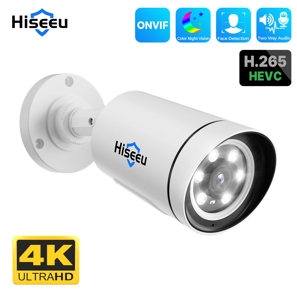 Hiseeu-4K 8MP IP 카메라 야외 POE 비디오 감시 오디오 기록 CCTV 보안 거리 모션 알람 컬러 야간 투시경 ONVIF, 시큐리티 보호 아이피 사진 촬영 정확한 확대 정밀 title=Hiseeu-4K 8MP IP 카메라 야외 POE 비디오 감시 오디오 기록 CCTV 보안 거리 모션 알람 컬러 야간 투시경 ONVIF, 시큐리티 보호 아이피 사진 촬영 정확한 확대 정밀 