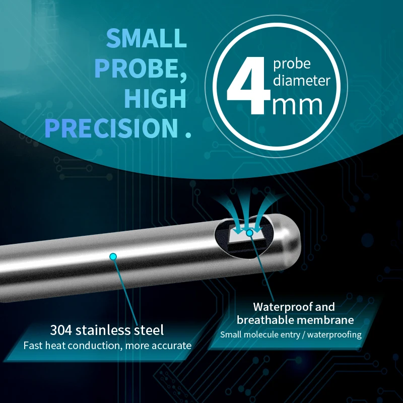 Jaalee JHT-P 온도 습도 DewPoint VPD 센서 실내 미터 컨트롤러 측정 습도계 무선