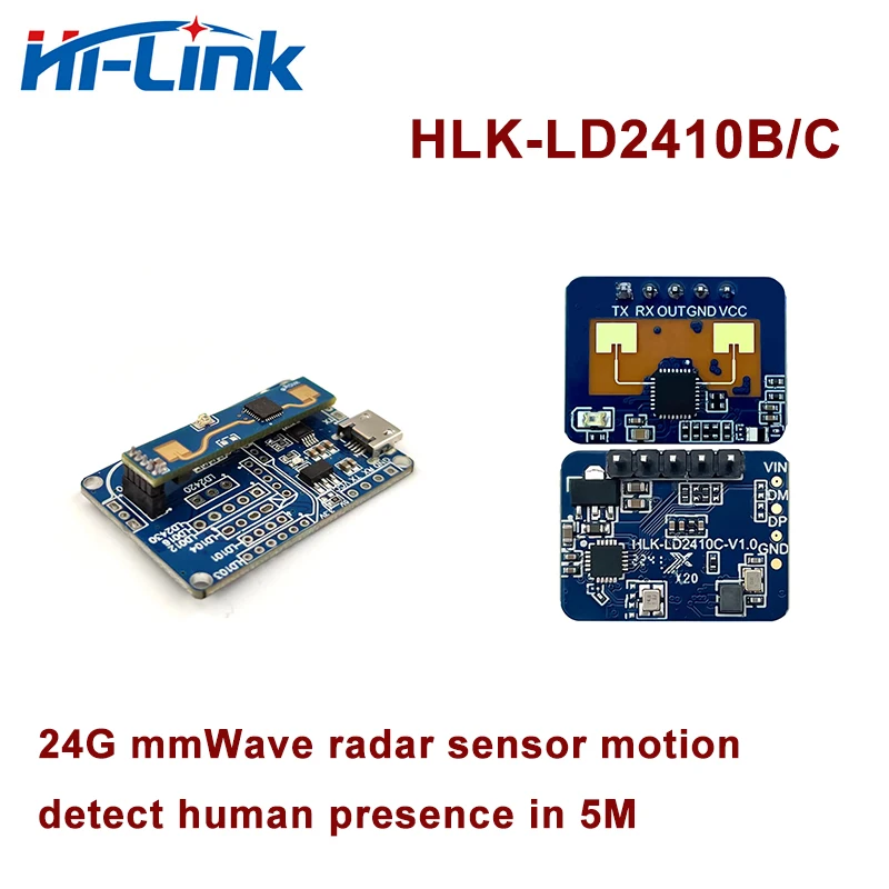 Hi-Link 미니 사이즈 레이더 센서 모션 모듈, LD2410, 5V, 24G mmWave title=Hi-Link 미니 사이즈 레이더 센서 모션 모듈, LD2410, 5V, 24G mmWave