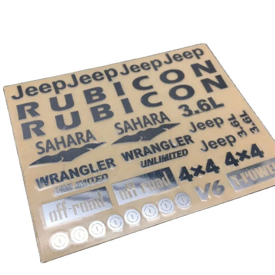 시뮬레이션 된 등반 자동차 금속 스티커 금속 로고 적용 1/10 RC 자동차 scx10 trx4 trx-4 업그레이드 액세서리 trx-6 title=시뮬레이션 된 등반 자동차 금속 스티커 금속 로고 적용 1/10 RC 자동차 scx10 trx4 trx-4 업그레이드 액세서리 trx-6