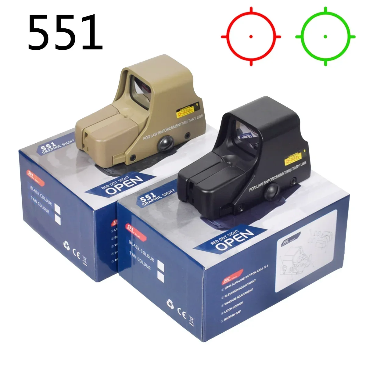 전술 유니티 광학 고속 라이저 증가 마운트, 551 552 553 558 레드 그린 도트 홀로그램 반사 조준기 사냥 라이플 스코프