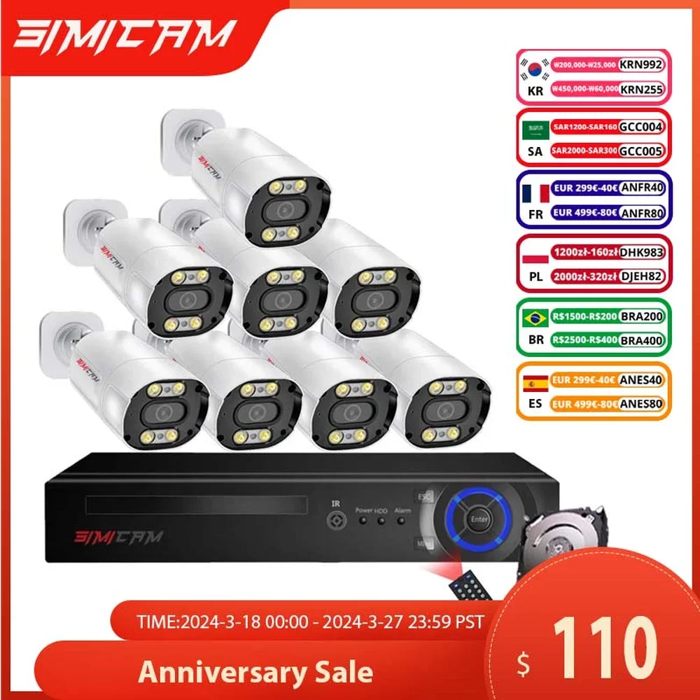 4K 8MP UltraHD POE IP 보안 카메라 시스템 NVR 키트 얼굴 감지 양방향 오디오 금속 총알 RJ45 케이블 스트리트 비디오 감시 세트 한국어 유형 CCTV 한국어 시스템 title=4K 8MP UltraHD POE IP 보안 카메라 시스템 NVR 키트 얼굴 감지 양방향 오디오 금속 총알 RJ45 케이블 스트리트 비디오 감시 세트 한국어 유형 CCTV 한국어 시스템