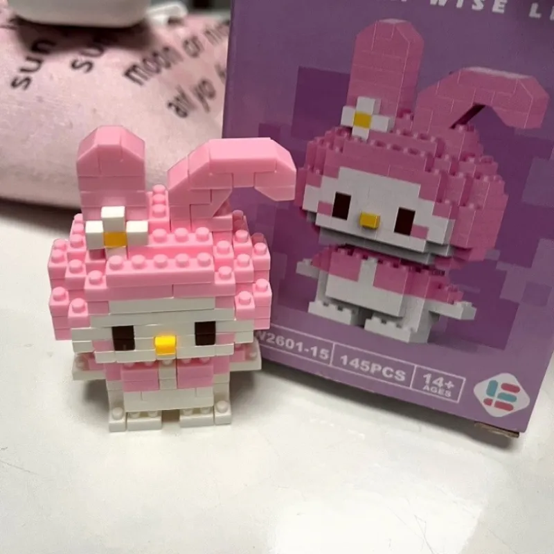 디즈니 스티치 LinaBell 헬로 키티 빌딩 블록, 공주 만화 피규어 벽돌, 어린이 조립 장난감 모델 선물, 108 스타일 title=디즈니 스티치 LinaBell 헬로 키티 빌딩 블록, 공주 만화 피규어 벽돌, 어린이 조립 장난감 모델 선물, 108 스타일 