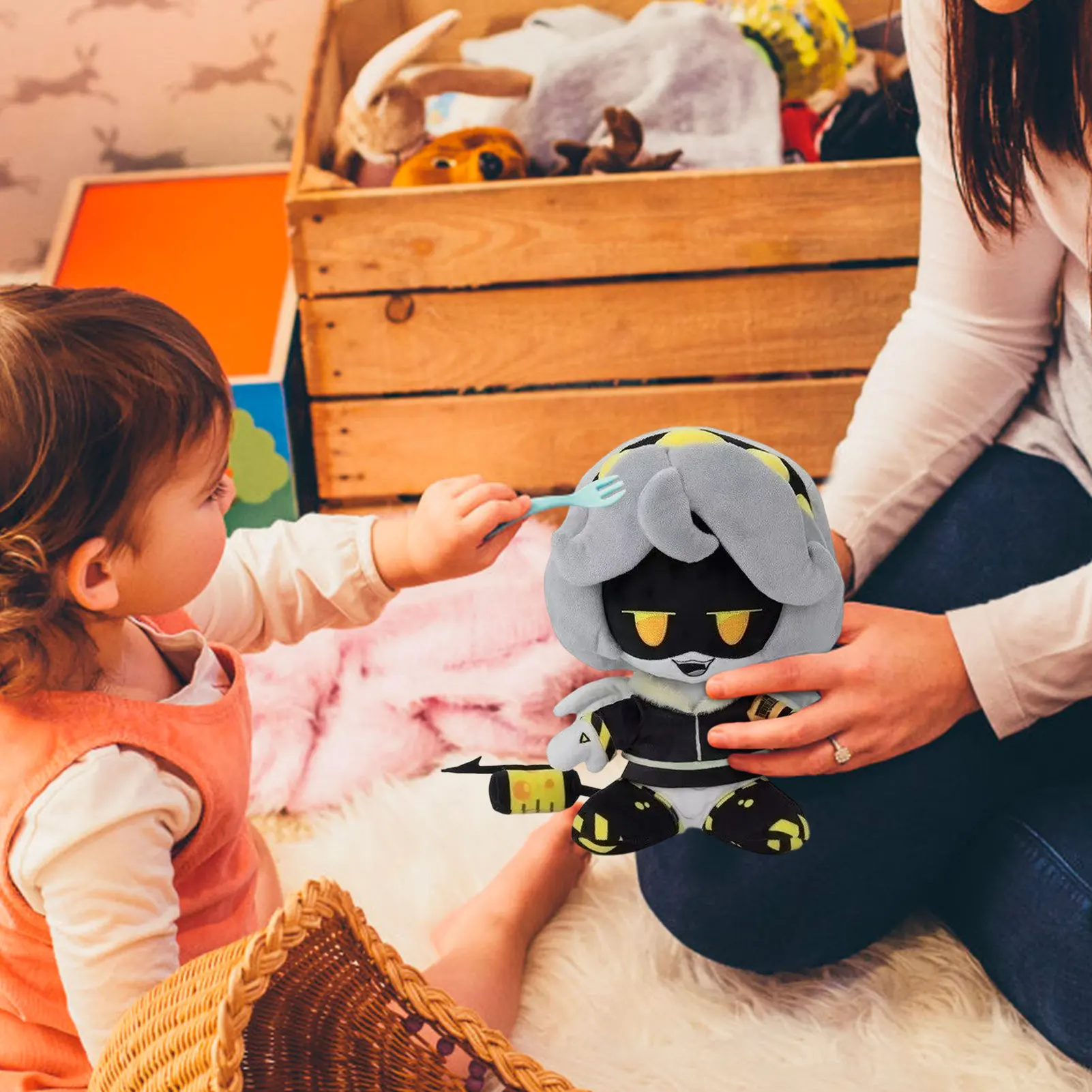 살인 드론 봉제 장난감, 애니메이션 드론, 작은 로봇 인형, 어린이 장난감 베개, 어린이 생일 크리스마스 선물, 인기 장난감 2024, 신제품