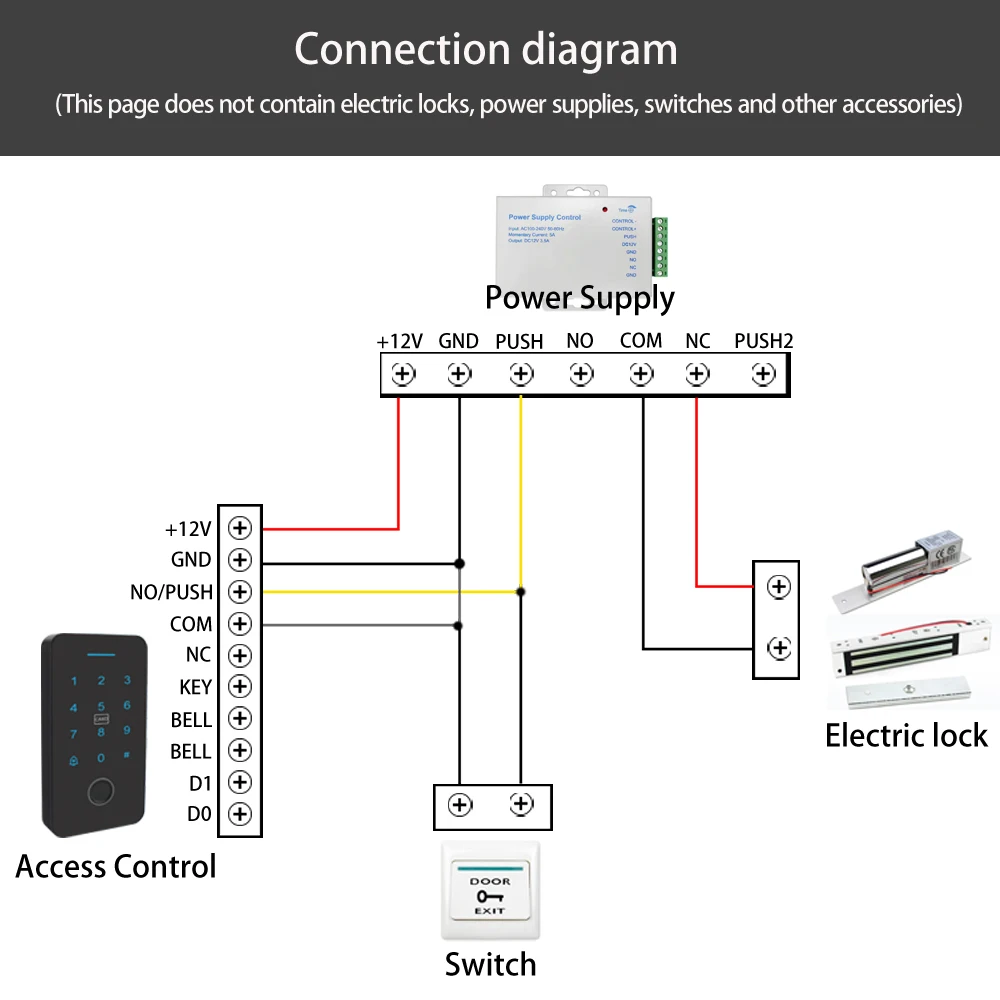 Tuya 스마트 앱 액세스 제어 기계, 휴대폰 원격 잠금 해제, NFC 지문 비밀번호 RFID 카드 도어락 컨트롤러, IP67