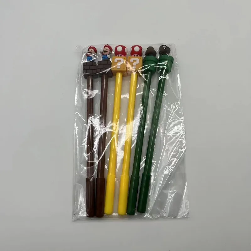 슈퍼 마리오 브라더스 뉴트럴 펜, 창의적인 문구, 블랙 펜, 서명 펜, 학생용품, 경품 문구류 펜, 신제품 title=슈퍼 마리오 브라더스 뉴트럴 펜, 창의적인 문구, 블랙 펜, 서명 펜, 학생용품, 경품 문구류 펜, 신제품 