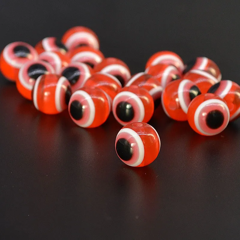 어안 낚시 비즈, 혼합 색상, 야광 캐롤라이나 리그, 세금 키트, 배스 태클, 4mm, 5mm, 6mm, 8mm, 10mm, 12mm, 10 개