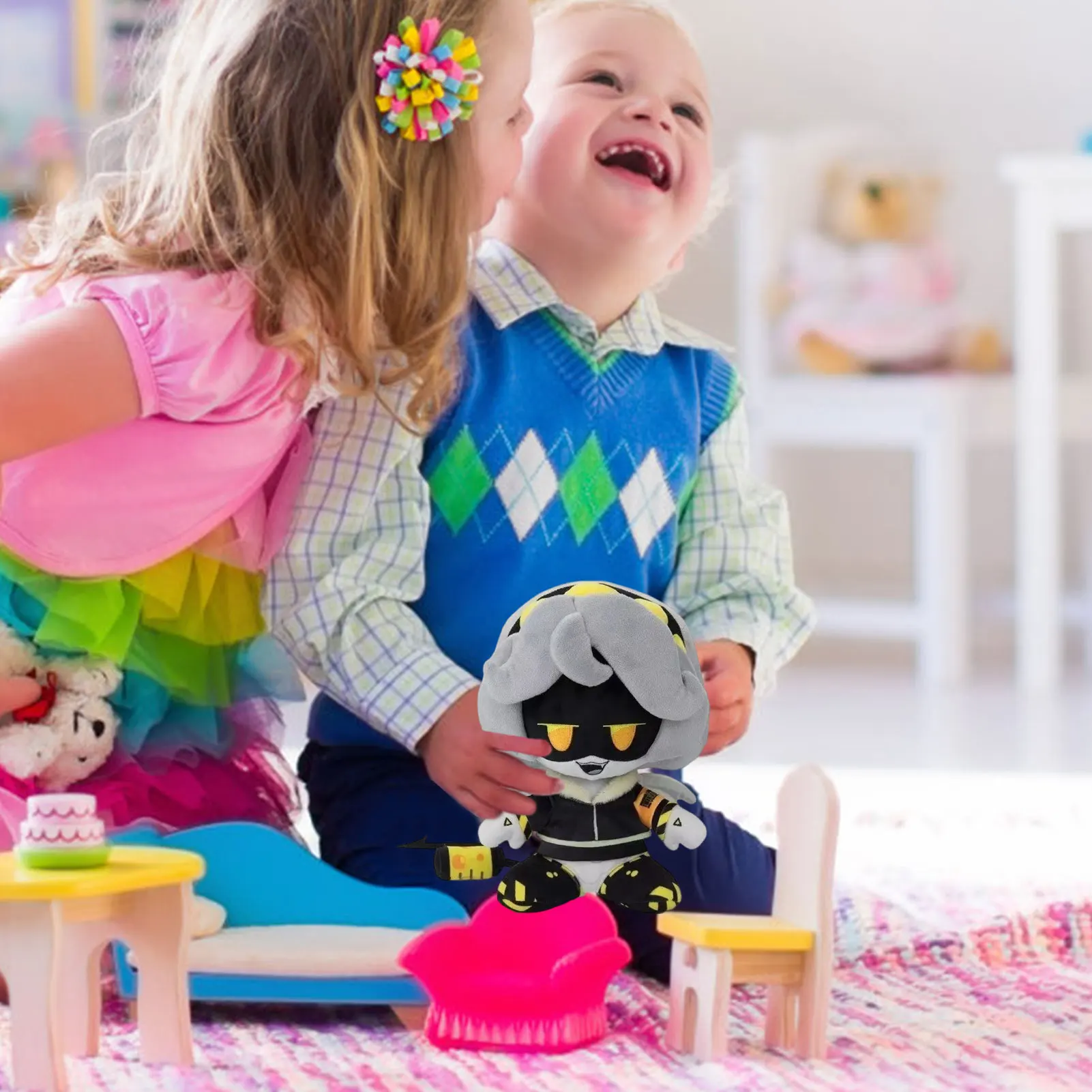 살인 드론 봉제 장난감, 애니메이션 드론, 작은 로봇 인형, 어린이 장난감 베개, 어린이 생일 크리스마스 선물, 인기 장난감 2024, 신제품