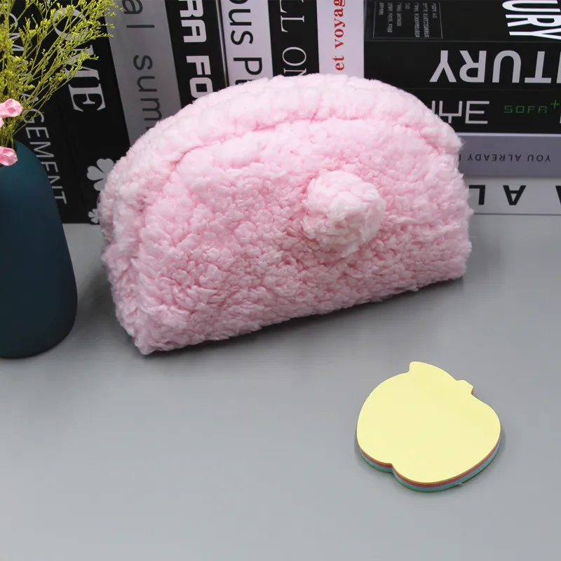 마이 멜로디 봉제 연필 케이스 문구 상자, 귀여운 대용량 귀여운 휴대용 화장품 가방 보관 가방 학교 용품 선물