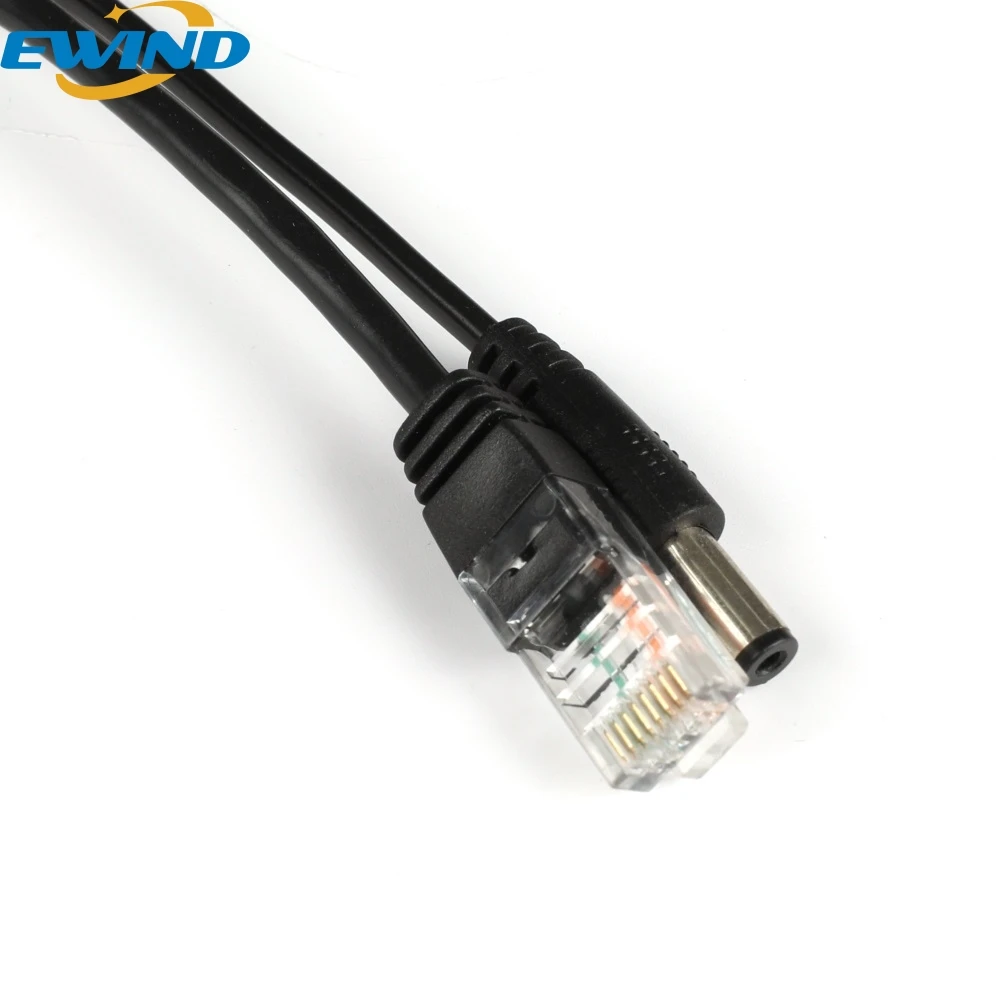 EWIND 기가비트 POE 분배기 48V ~ 5V 12V 마이크로 USB/타입-C/DC 10/100/1000Mbps 화웨이 및 카메라 용 CISCO 용 이더넷을 통한 전원 공급 장치