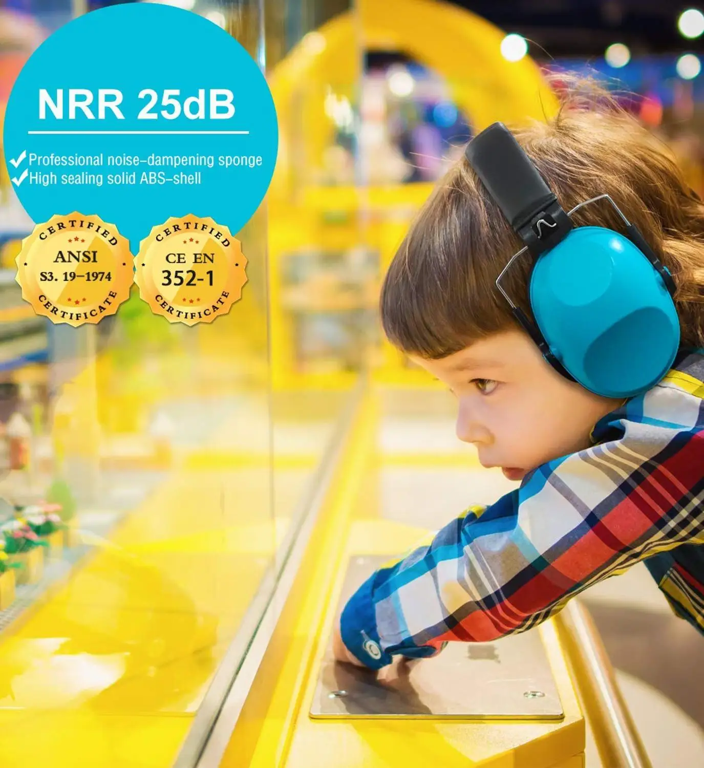 ZOHAN Baby ear muffs for kid 청력 방한용 귀 가리개 안전 수동적 인 소음 감소 귀 보호기 어린이