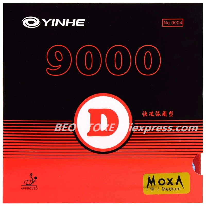 YINHE 9000 탁구 고무, 끈끈한 퀵 어택 루프, 핍인 갤럭시 9000D 9000E