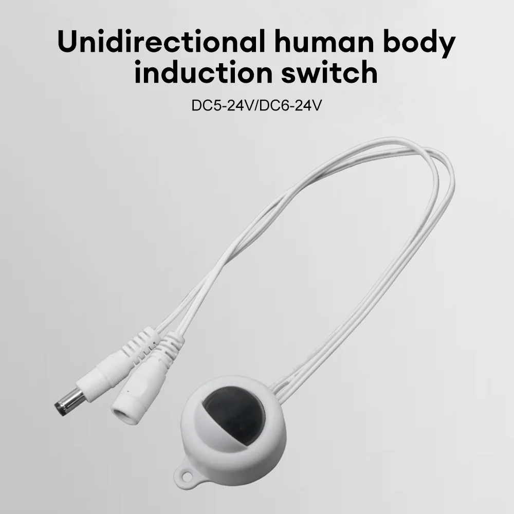 USB 바디 적외선 PIR 모션 센서 스위치, 인체 모션 센서 감지기, LED 조명용 DC 스위치