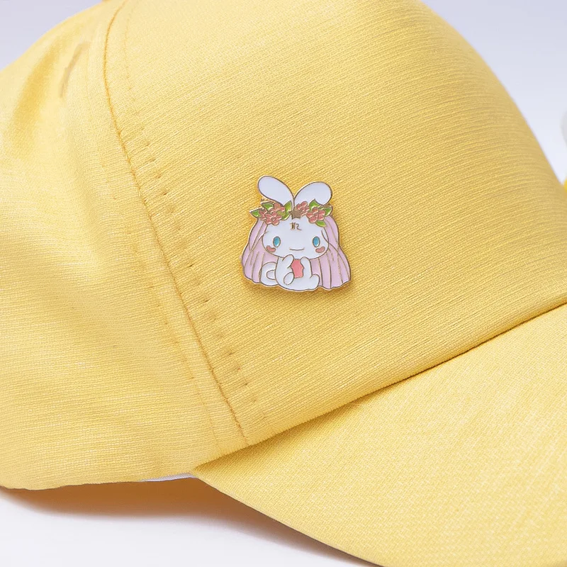 산리오 시나모롤 12 별자리 합금 브로치, 애니메이션 헬로 키티 배낭 자켓 쥬얼리 가방 액세서리 배지 패션