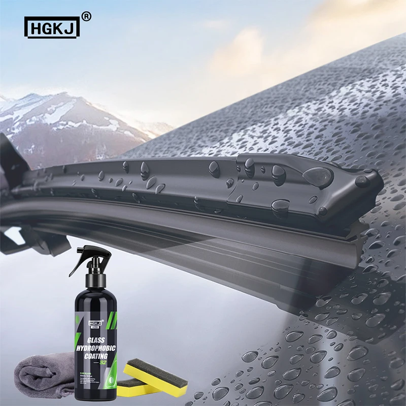 비 방지 자동차 유리 방수 스프레이, 안개 방지 코팅 HGKJ S2 윈드라인, 자동차 액세서리