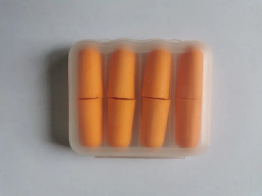 4 짝/대 편안한 소음 감소 거품 부드러운 귀 플러그 상자 포장 귀마개 수면 여행 느린 리바운드 귀마개 보호