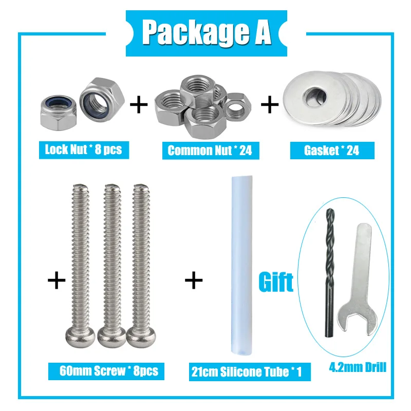 헤드 라이트 개조 도구 나사 너트 슈트 키트 어댑터 프레임, Hella 3R G5/Koito Q5 프로젝터 렌즈 연결 플레이트 실리콘 튜브용