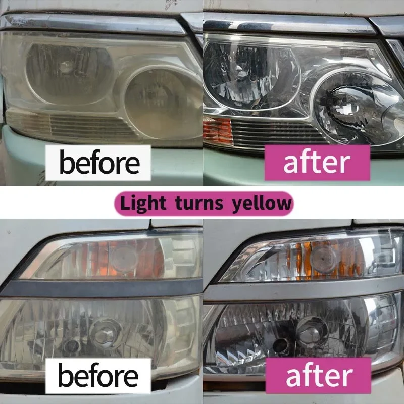자동차 헤드라이트 복원 헤드램프 폴리싱 코팅 수리 키트, 라이트 폴리셔 페이스트 스크래치 제거, 자동차 관리 리퍼비시 에이전트