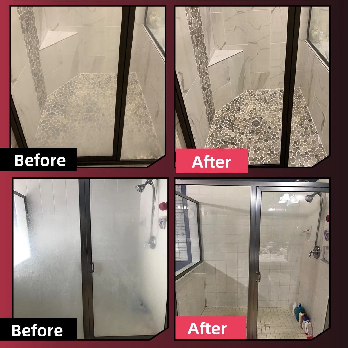 페인트 및 유리 스팟 제거제 경도 물 자국 미네랄 침전 묵은 얼룩 강력한 얼룩 제거제 표면 복원 솔루션