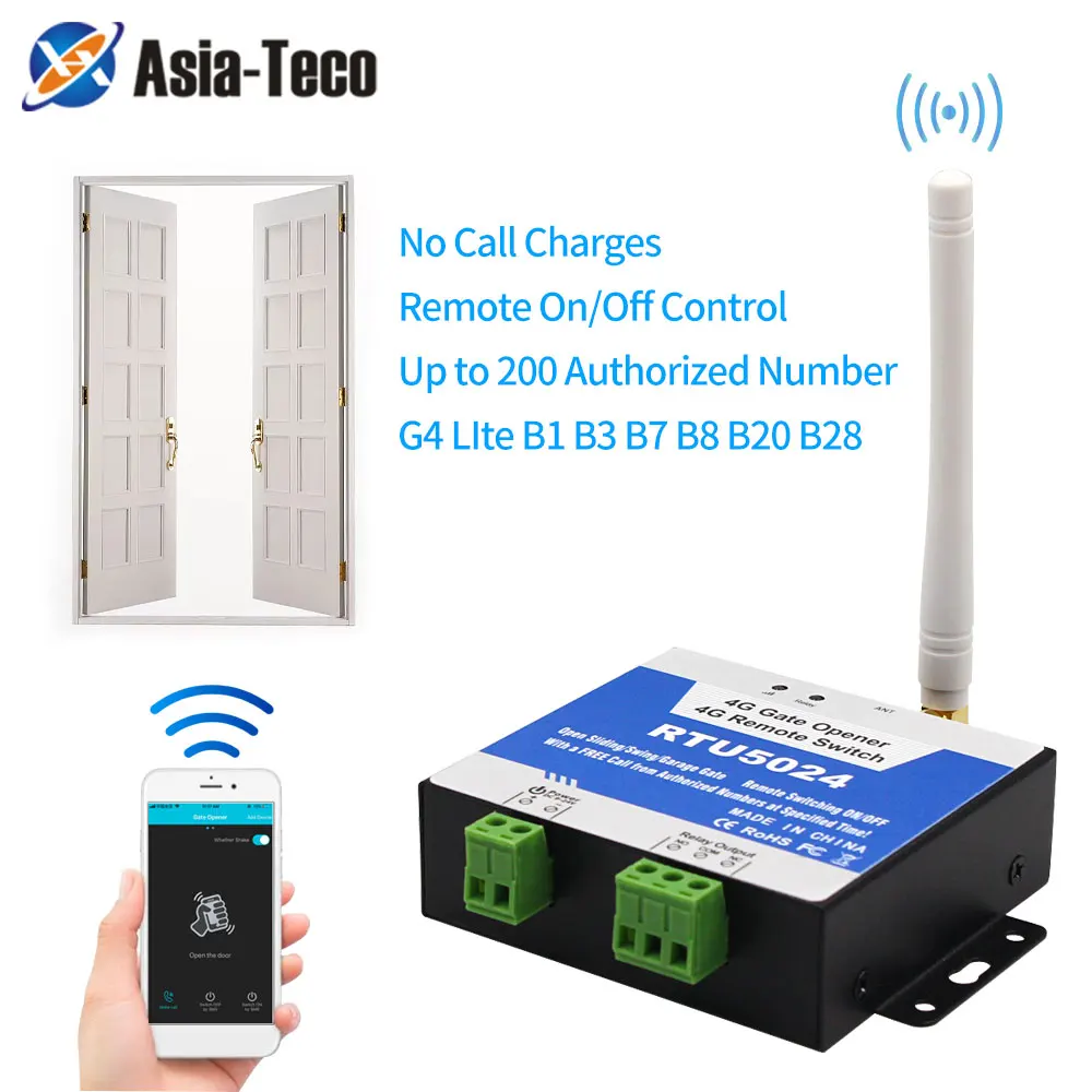 RTU5024 4G Gsm Sms 릴레이 무료 통화 리모컨, 전화 호출 게이트 오프너 스위치 도어 오프너, 주차 시스템 4GLTE 액세스 title=RTU5024 4G Gsm Sms 릴레이 무료 통화 리모컨, 전화 호출 게이트 오프너 스위치 도어 오프너, 주차 시스템 4GLTE 액세스 