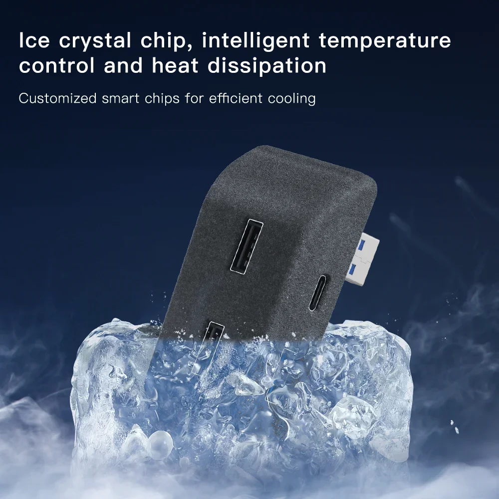 YZ 테슬라 모델 3 모델 Y 고속 충전 4개 USB 접수구 션트 허브 도킹 스테이션 어댑터 전원 분배기 자동차 액세서리