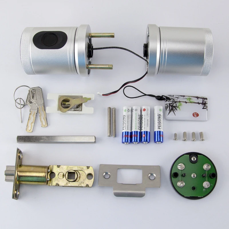 스마트 블루투스 손잡이 잠금 장치, 지문 전자 데드볼트 잠금 장치, 키 터치 키패드, 지능형 잠금 콘 TTLOCK 앱 제어