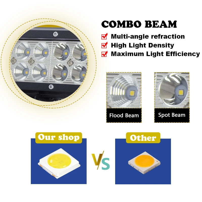 Auxtings-오프로드 led 라이트 바, 12 