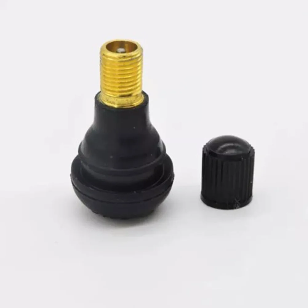 스냅인 고무 자동차 진공 타이어 튜브리스 타이어 밸브 스템, 자동차 오토바이 ATV 휠 액세서리, 범용 TR412, 4 개