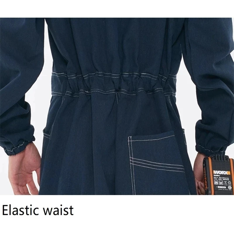 반사 데님 작업복, 난연성 용접 의류, 점프수트 작업복, 작업복, 자동 수리공 기계, 전기 용접기