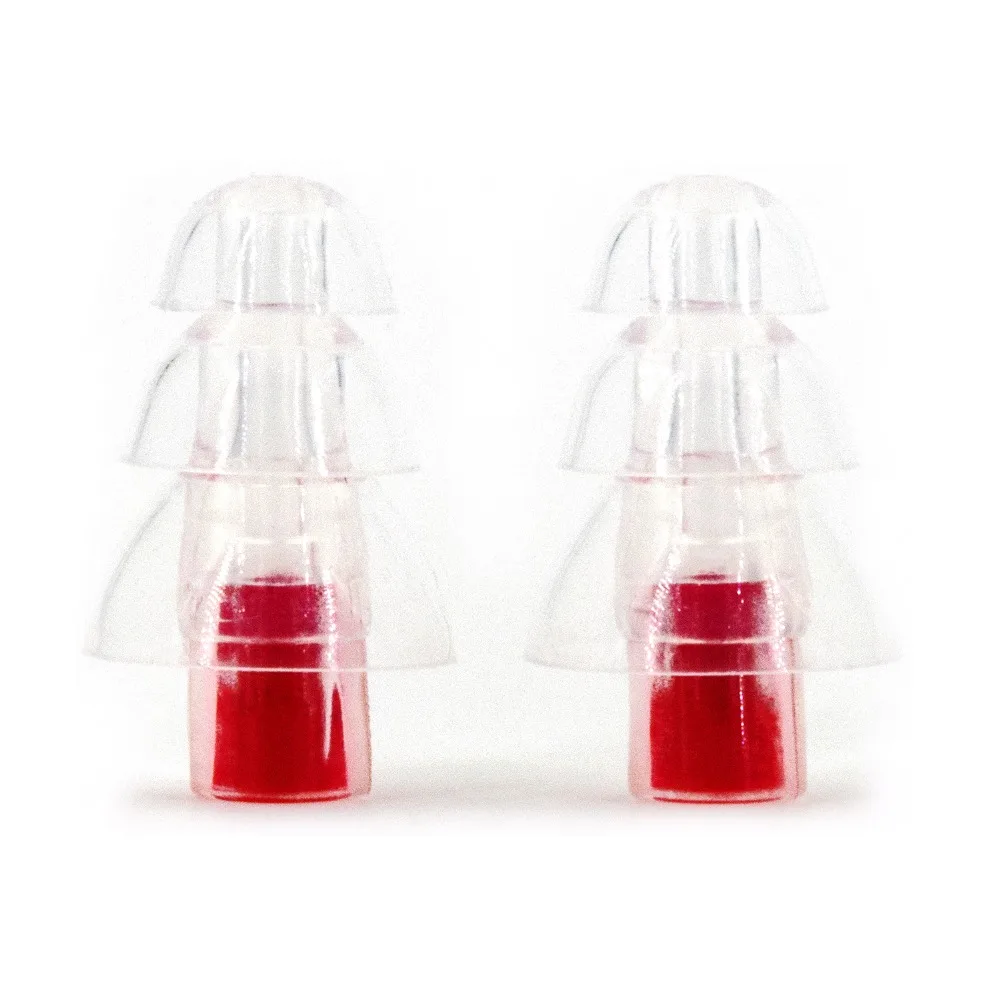 고충실도 실리콘 귀마개, 수면 소음 차단, 음악가 콘서트 오토바이 촬영용 귀 보호대