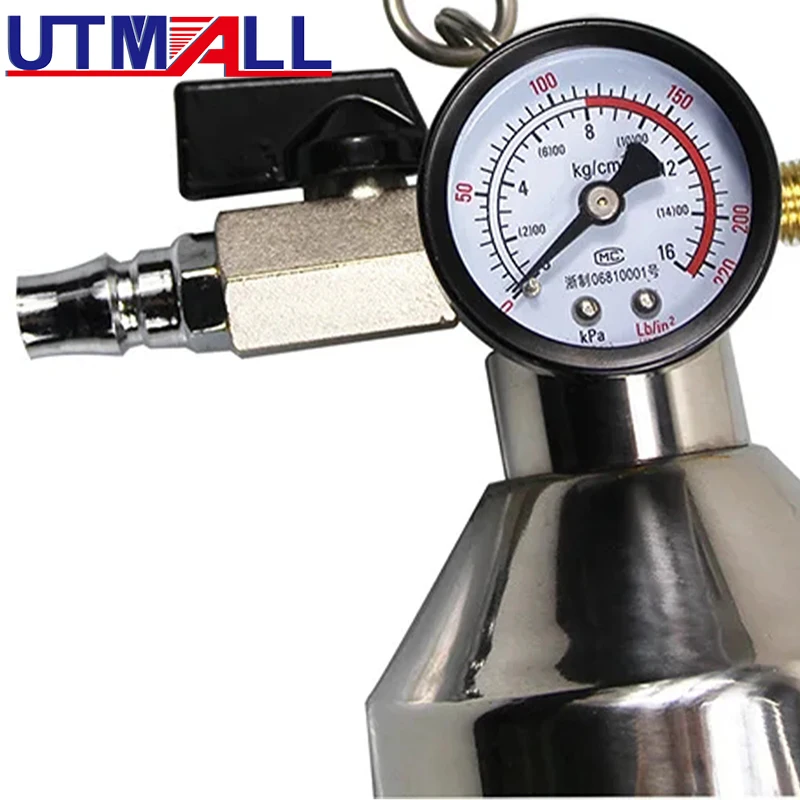 A/C AC 에어컨 시스템 플러시 캐니스터 건 키트, 에어컨 플러시 냉각 에어건 세트, R134 R12 R22 R410 R404