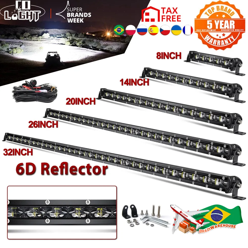 CO LIGHT LED 라이트 바 스팟 플러드 콤보, SUV 4X4 오프로드 작업등 램프, 6D 슬림, 12V, 8 인치, 14 인치, 20 인치, 26 인치, 32 인치, 38 인치, 44 인치, 50 인치 title=CO LIGHT LED 라이트 바 스팟 플러드 콤보, SUV 4X4 오프로드 작업등 램프, 6D 슬림, 12V, 8 인치, 14 인치, 20 인치, 26 인치, 32 인치, 38 인치, 44 인치, 50 인치 