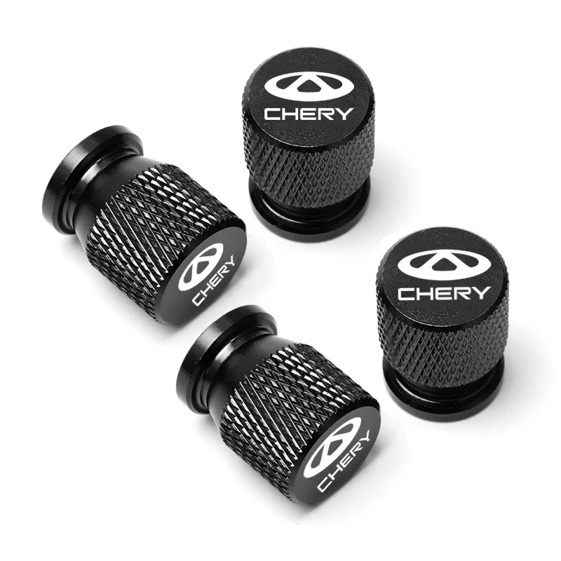 자동차 휠 타이어 밸브 캡 타이어 스템 커버, CHERY TIGGO 3 4 5 7 PRO 8 용, 공기 먼지 방수, 자동차 액세서리