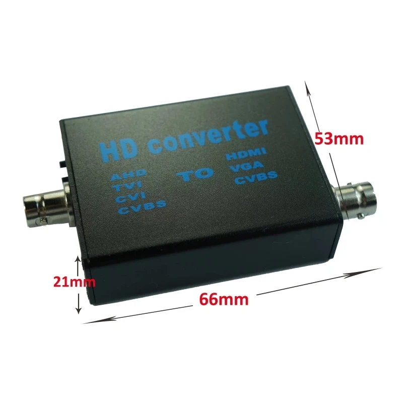 아날로그 신호 비디오 컨버터, TVI, AHD, CVI, HDMI, VGA, CVBS, 디지털 4 in 1, 풀 HD, 1080p, 보안 모니터링 NTSC, PAL