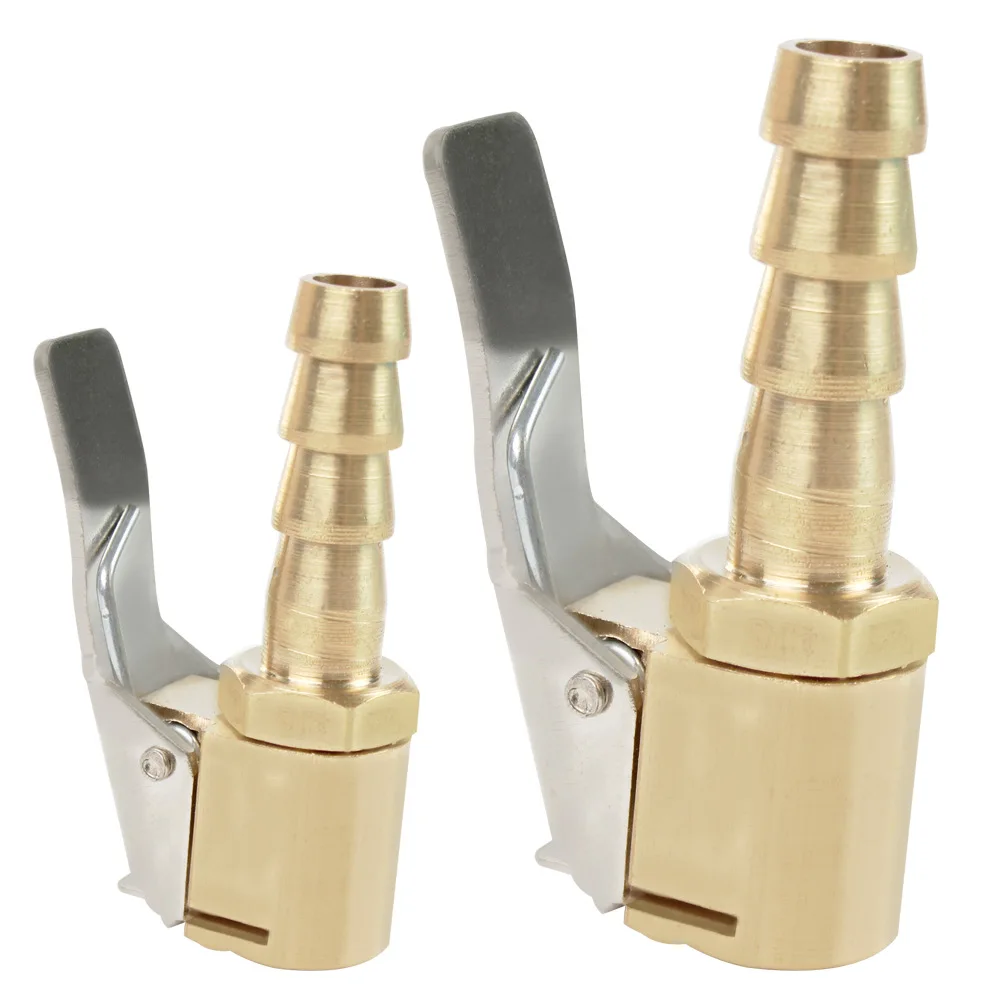 자동차 타이어 팽창식 공기 펌프 노즐 팽창기 밸브 커넥터, 척 클립, 컴프레서 자동차 부품, 타이어 액세서리, 6mm, 8mm