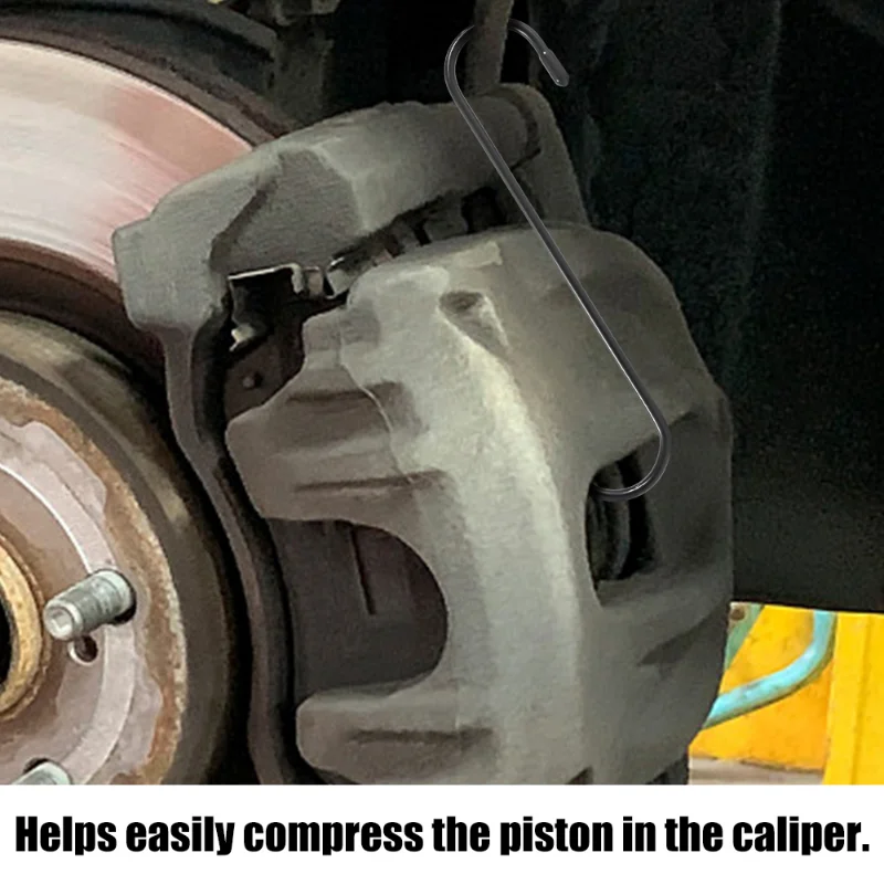 자동차 켈리퍼 S 타입 후크 브레이크 휠 실린더 행어 후크 브레이크 실린더 교체 후크 도구 보조 외부 액세서리