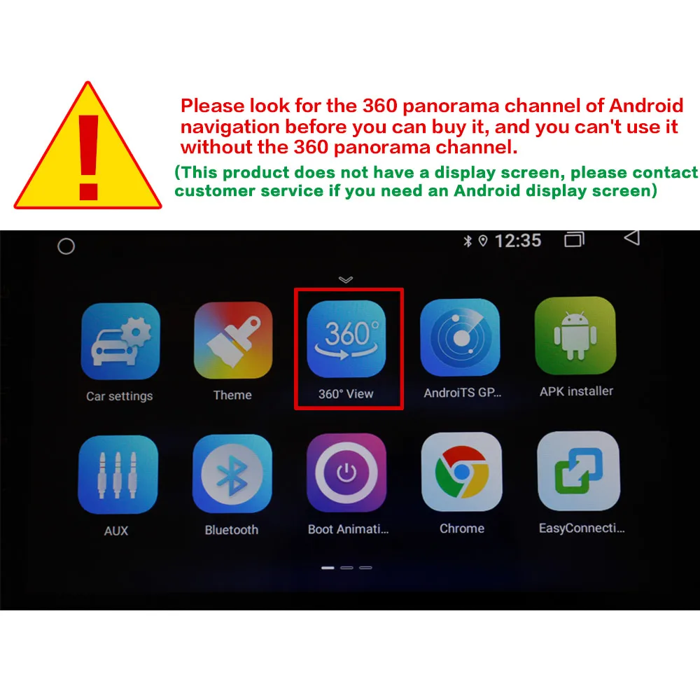 AHD 1080p 3D 서라운드 버드 뷰 자동차 카메라, 왼쪽 오른쪽 전면 후면 4 방향 카메라, 자동차 안드로이드 플레이어용, 360 도 파노라마