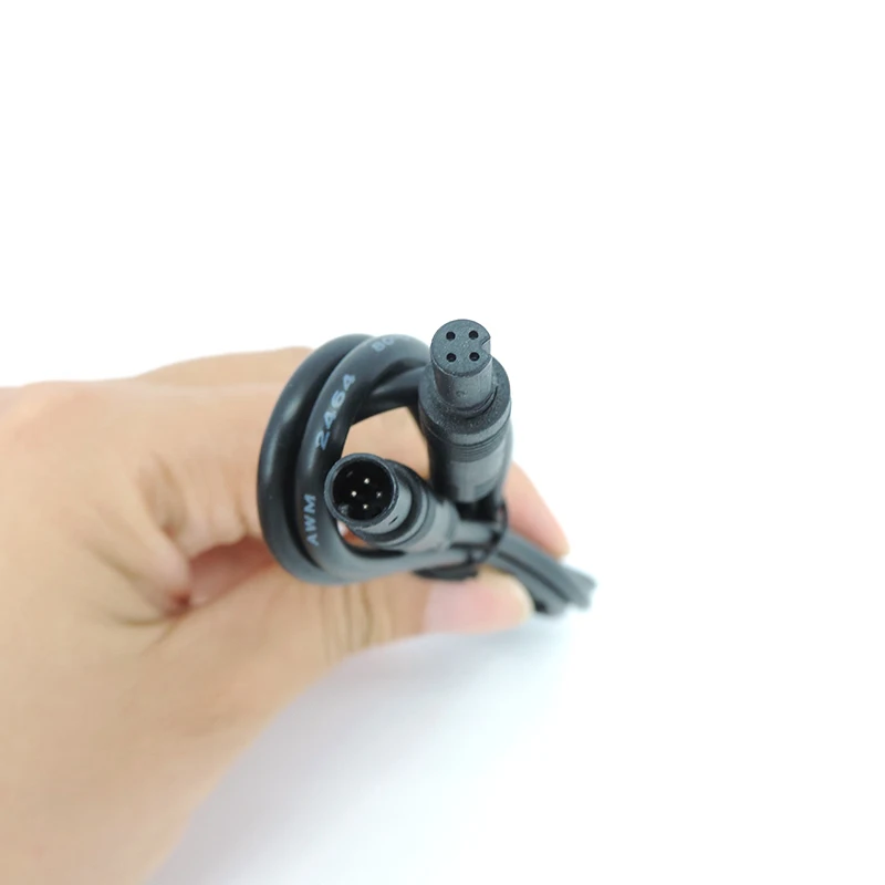 차량 DVR 카메라 익스텐션 커넥터 케이블, 4 핀, 5 핀, 6 핀, 수-암 코드, HD 모니터 후면보기 카메라 와이어