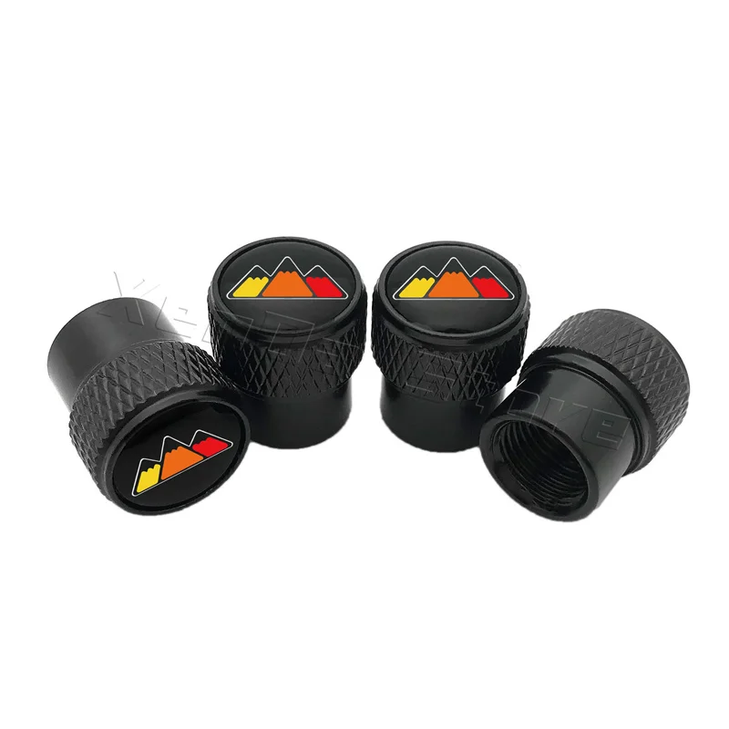자동차 휠 타이어 밸브 스템 캡, 3 가지 색상 엠블럼 로고, 도요타 TRD 타코마 툰드라 4 러너 하이랜더 RAV4 타이어 액세서리