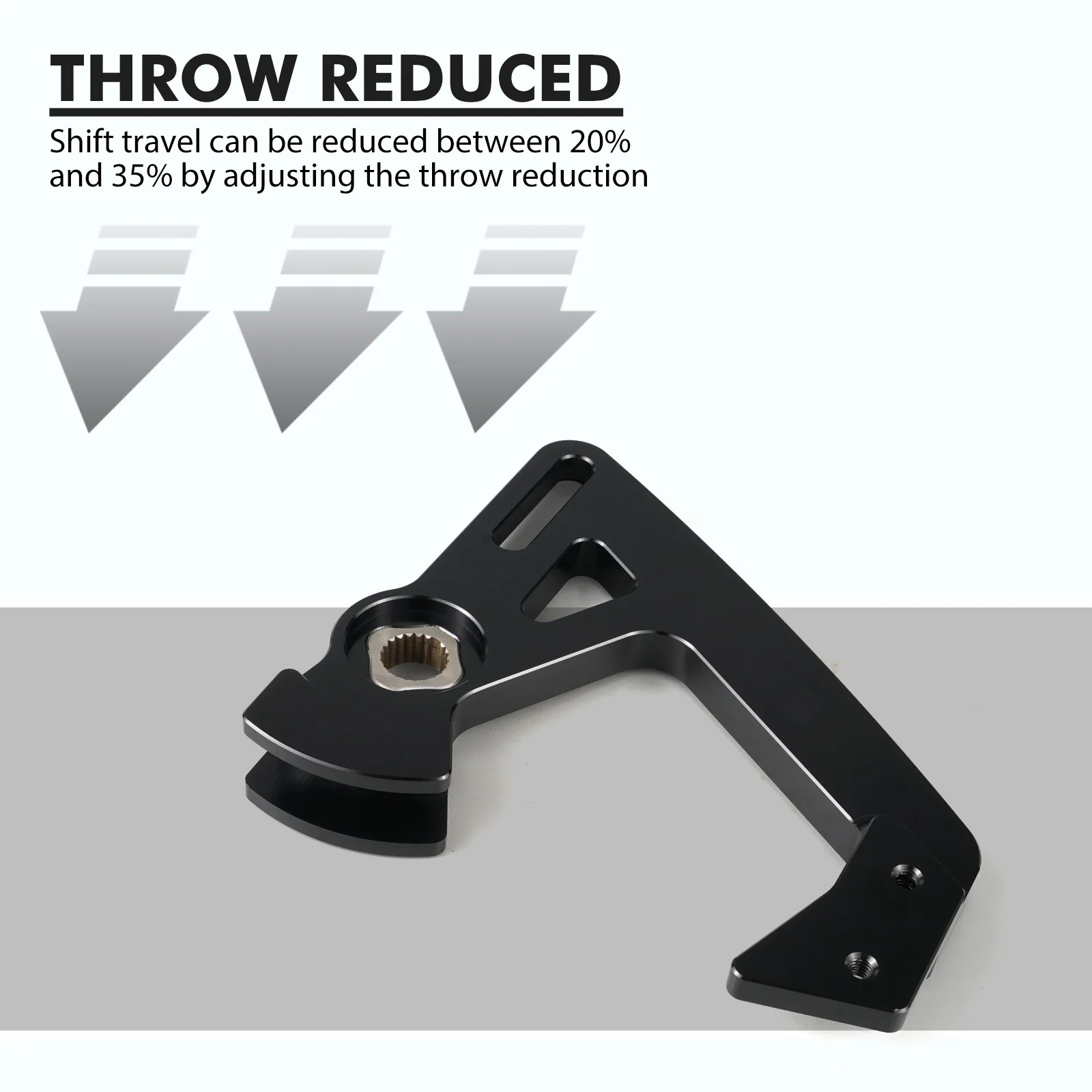 BEVINSEE 폭스바겐 골프 GTI R MK7 Mk7.5 MK5 MK6 용 짧은 변속 암, 수동 조절 가능, 아우디 A3 S3 8P TT용