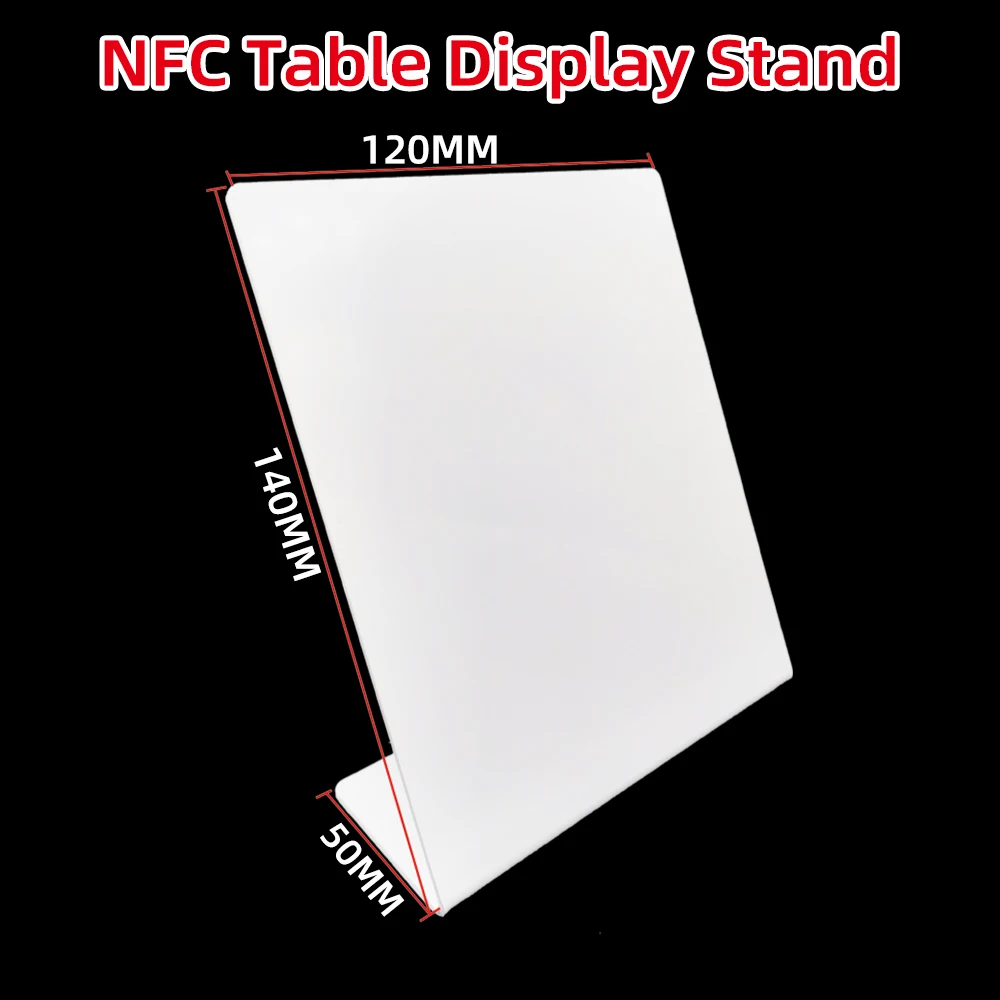 NFC 테이블 디스플레이 거치대 NTG 213 칩 PVC 13.56Mhz 144 바이트 칩 메모리, 구글 NFC 검토 카드 NTG 213 NFC 데스크 스탠드, 5 개