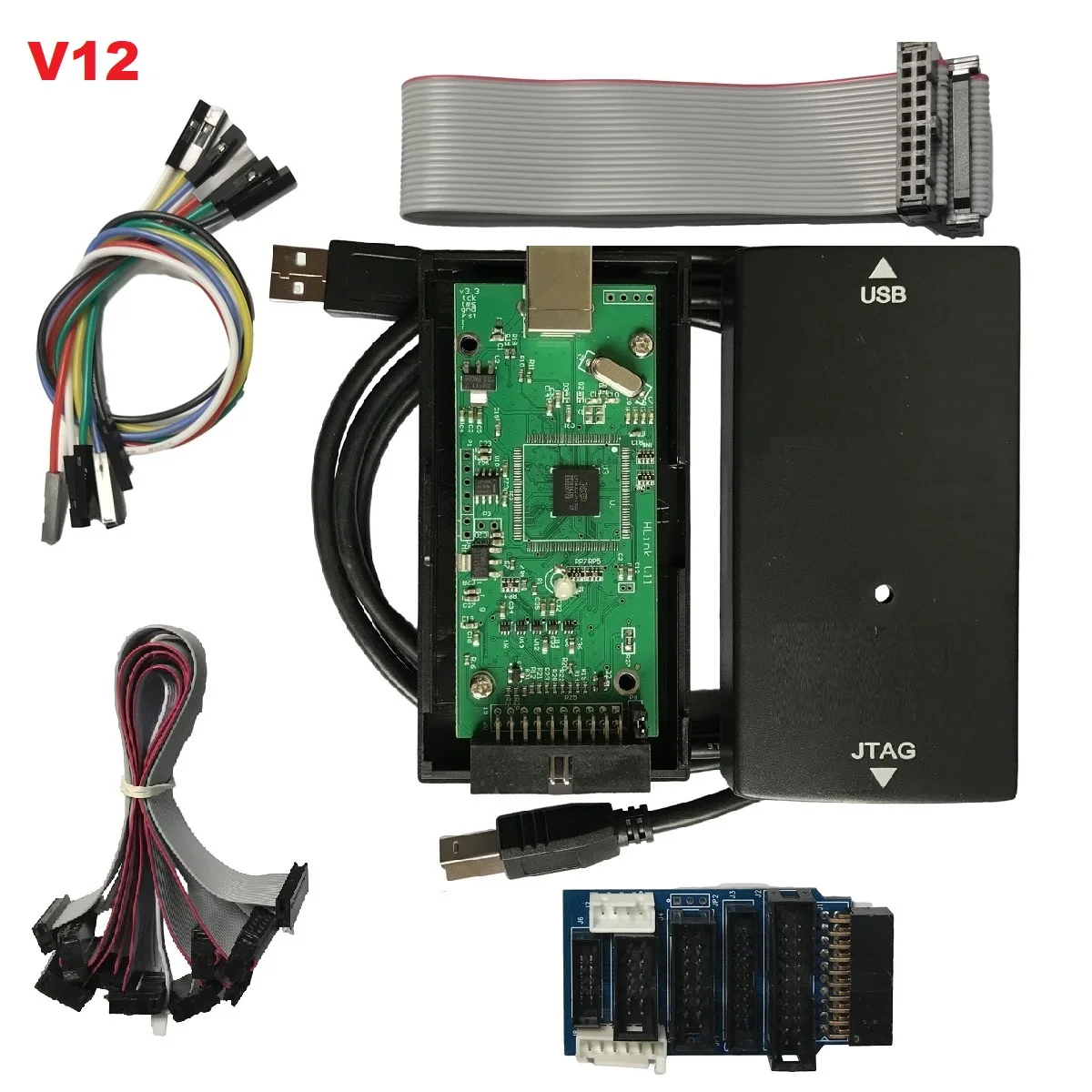 J-LINK JLink V12 J LINK V12 Jtag Swd 프로그래머, STM32 에뮬레이터 디버거, ARM MCU 디버그 도구 어댑터 풀 세트, PK Jlink V11 V9 title=J-LINK JLink V12 J LINK V12 Jtag Swd 프로그래머, STM32 에뮬레이터 디버거, ARM MCU 디버그 도구 어댑터 풀 세트, PK Jlink V11 V9 