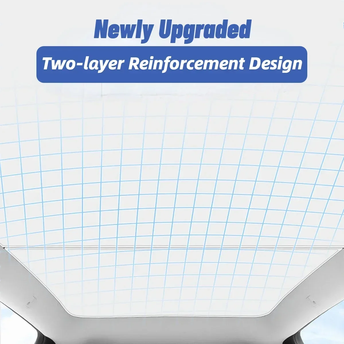 테슬라 모델 3 + 하이랜드 2024 Y용 차양, 2021-2023 얼음 천 버클, 전면 후면 선루프 채광창 액세서리