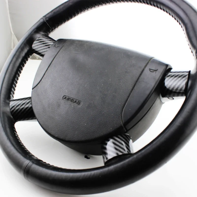 ABS 크롬 탄소 섬유 자동차 스타일링 액세서리, 스티어링 휠 패널 커버 트림, 포드 몬데오 2004 2005 2006 title=ABS 크롬 탄소 섬유 자동차 스타일링 액세서리, 스티어링 휠 패널 커버 트림, 포드 몬데오 2004 2005 2006 