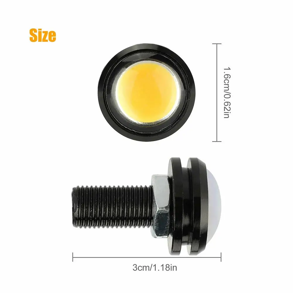 LED 전면 그릴 마커 라이트, 앰버 컬러 그릴 램프, 쉐보레 콜로라도 실베라도 SVT 랩터 12V 호환, 300LM, 3 개, 4 개