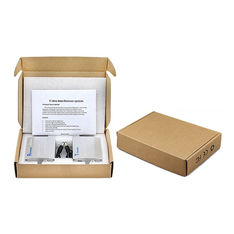 동축 HD 비디오 방해 방지 장치, AHD CVI TVI 카메라 신호 증폭기, 익스텐더 필터, CCTV 간섭 제외