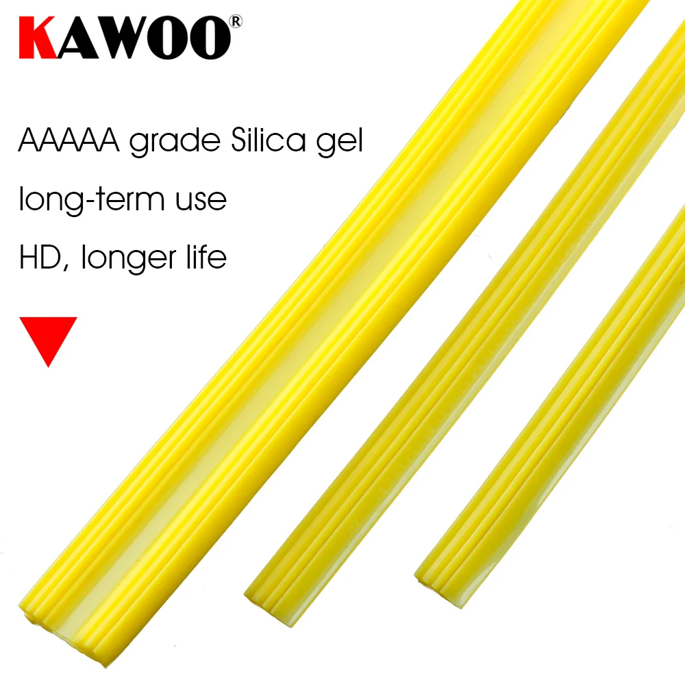 자동차 와이퍼 블레이드 실리카 겔 실리콘 리필 스트립, 프레임리스 와이퍼용, 6mm, 12