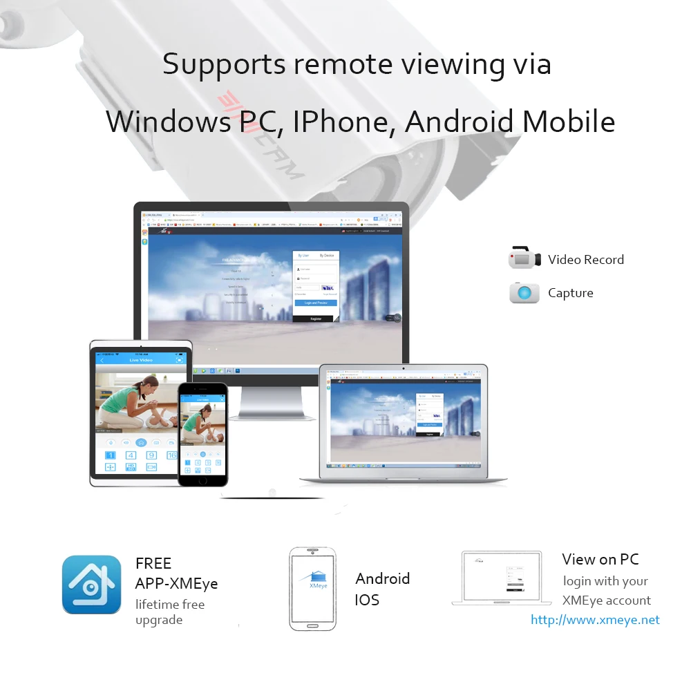 4CH DVR CCTV 보안 카메라 시스템 아날로그 AHD 카메라 키트 1200TVL, 돔 불릿 1080P 2MP 5in1 DVR 비디오 감시 세트 2 피스