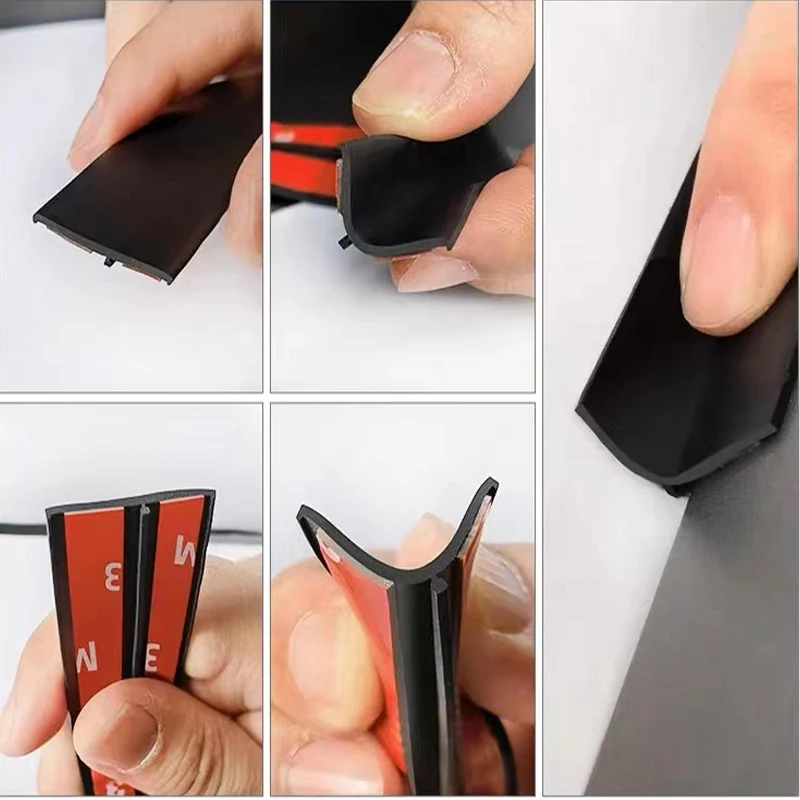 고무 자동차 씰 엣지 씰링 스트립, 자동차 지붕 앞 유리 실란트 보호대, 창문 씰 스트립, 방음 테이프, 14mm, 19mm, 30mm